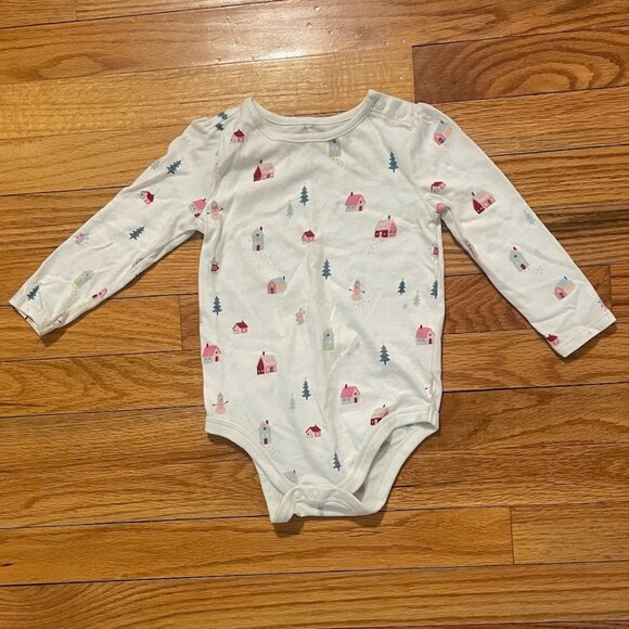 Girls 18 Month Long Sleeve Onesies 7-Piece Lot - Picture 8 of 15